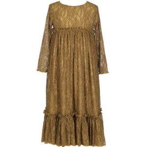 Robe Carolina en dentelle ocre déguisement enfant NUMERO 74