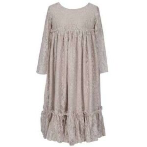 Robe Carolina dentelle rose poudre NUMERO 74