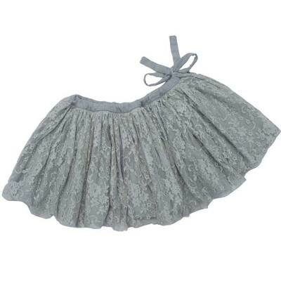 Jupe tutu enfant dentelle fleurie Carolina - gris clair NUMERO74 mode enfant N74