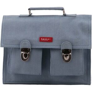 Petit Cartable bretelles Maternelle Jean bleu ciel light blue BAKKER MADE WITH LOVE