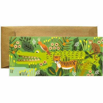 Carte de voeux anniversaire alligator RIFLE PAPER CO