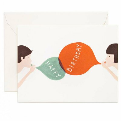 Carte anniversaire - Ballons RIFLE PAPER & CO