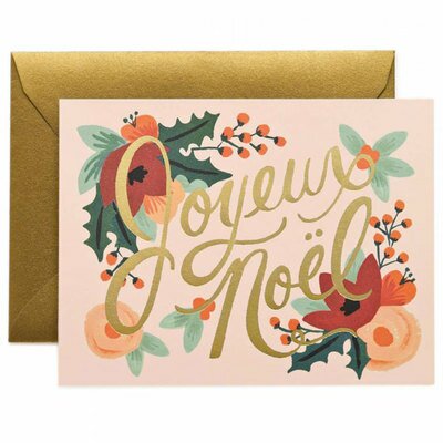 Carte Noël - Joyeux Noël RIFLE PAPER & CO