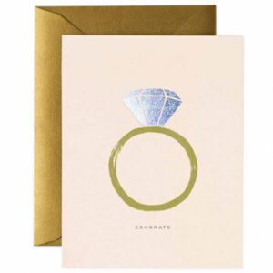 Carte de voeux Mariage Mariés Bague RIFLE PAPER CO