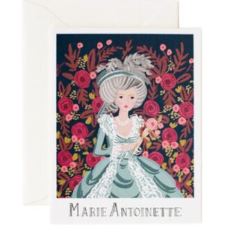 Carte de Voeux Marie-Antoinette Rifle Paper Co - les reines illustrées