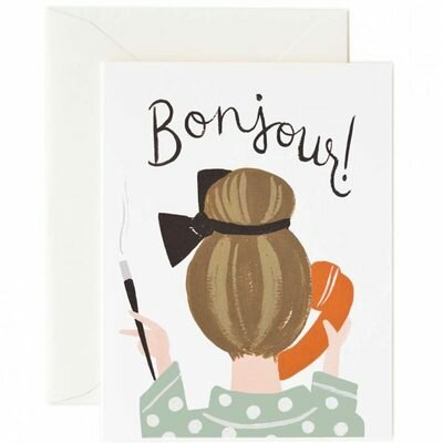 Carte Bonjour RIFLE PAPER & CO