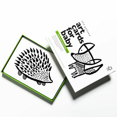 Cartes d'éveil animaux de la fôret - Woodlands WEE GALLERY éveil des sens du bébé