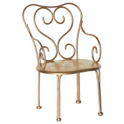 Chaise romantique vintage - or MAILEG Mobilier et Accessoires Poupées Lapins Bunny