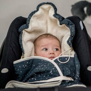 Chancelière Galaxy Parisian Night MIES and Co l www.little-home.fr Accessoires transport bébé Nid d'ange