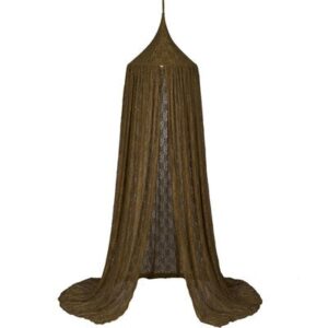 Ciel de lit dentelle lace bohème - ocre NUMERO74 décoration chambre bébé enfant