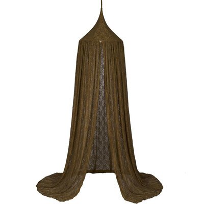 Ciel de lit dentelle lace bohème - ocre NUMERO74 décoration chambre bébé enfant