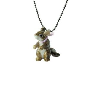 Collier Ecureuil Enfant porcelaine Vintage POP CUTIE l www.little-home.fr Bijoux enfants Adolescents