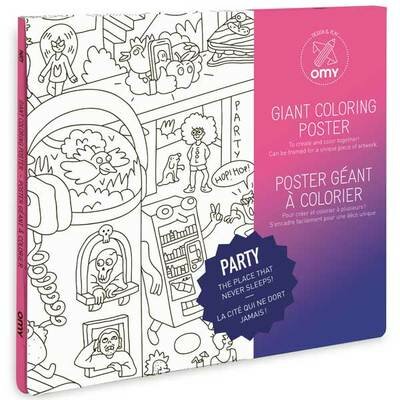 Poster géant à colorier - Coloriage Party OMY DESIGN Play l www.little-home.fr Coloriage Enfant bébé OMY