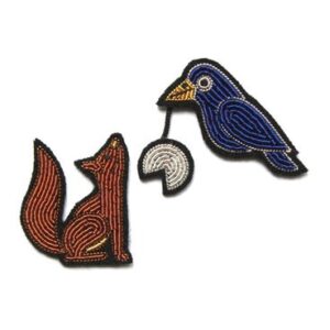 Broches Corbeau et Renard MACON & LESQUOY