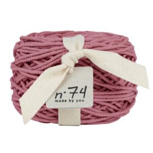 Corde Cordon Fil en coton 30 - rose baobab NUMERO 74