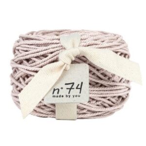 Corde Cordon Fil en coton 30 - rose poudre NUMERO 74