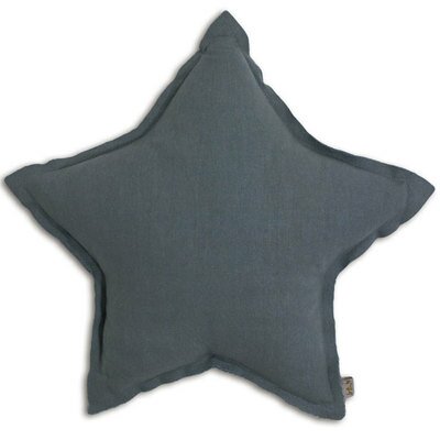 Coussin étoile bleu gris NUMERO 74 www.little-home.fr Coussin déco enfant