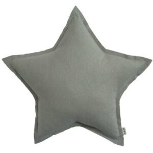 Coussin scintillant paillettes - gris clair NUMERO 74