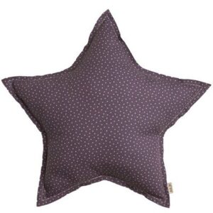 Coussin étoile - étoiles prune NUMERO 74