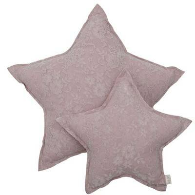 Coussin dentelle lace flower - rose fané NUMERO 74