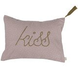 Coussin Kiss - étoiles rose fané NUMERO 74