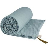 Couverture d'été sweet blue NUMERO74 Couverture gaze coton linge de lit bébé enfant