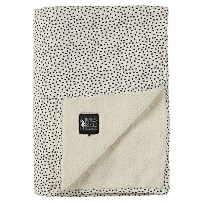 Couverture polaire de berceau cosy dots MIES and Co naissance et maternité
