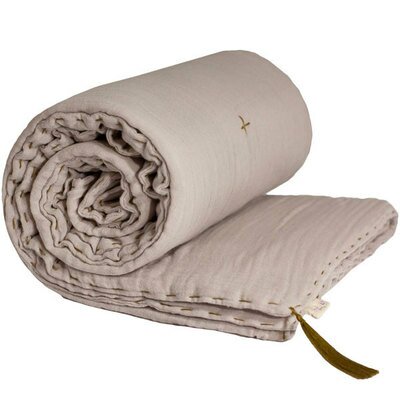 Couverture 2 personnes 240x220 rose poudre NUMERO 74 l www.little-home.fr Linge de lit adulte coton bio