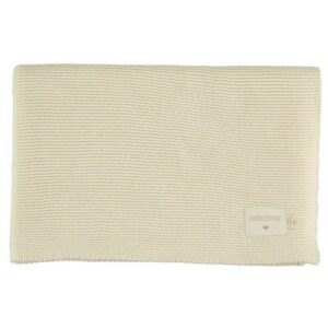 Couverture Tricot Baby Bio - Naturel NOBODINOZ