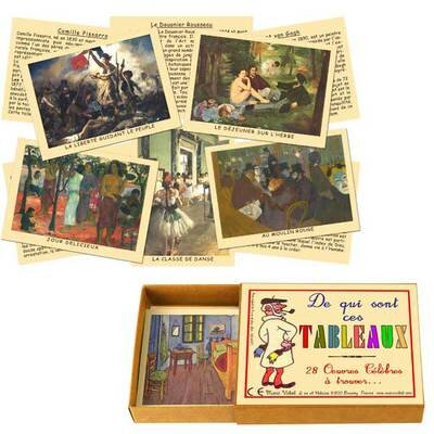De qui sont ces tableaux MARC VIDAL www.little-home.fr Jeu enfant Vintage