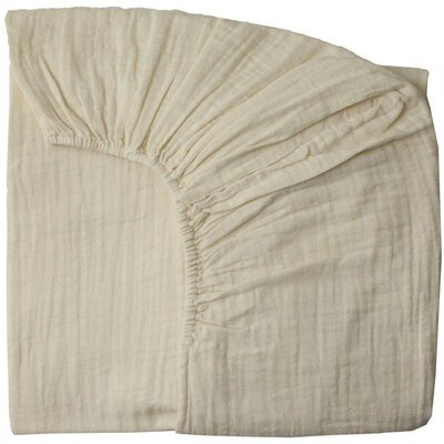 Drap housse gaze cotton BIO naturel NUMERO 74 l www.little-home.fr Linge de lit Chambre Enfant Desig