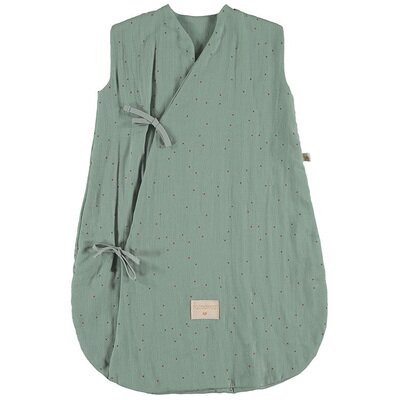 Gigoteuse été Dreamy toffee Sweet dots green NOBODINOZ www.little-home.fr