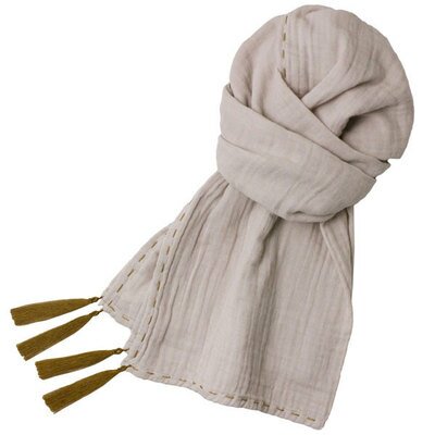 Echarpe femme rose poudre NUMERO 74 l www.little-home.fr Chèche gaze coton