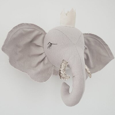 Trophée éléphant naturel BORAMIRI l www.little-home.fr Décoration murale