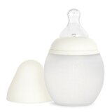 BibRond / biberon silicone - Blanc Milk ELHEE l www.little-home.fr Design