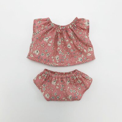 Blouse Rose Bloomer Liberty Poupée Gordi Paola Reina