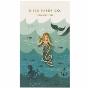 Pin's Sirène Mermaid RIFLE PAPER CO l www.little-home.fr Bagde Broche Bijou Accessoire Femme Adolescente