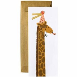 Carte de voeux anniversaire girafe RIFLE PAPER CO l www.little-home.fr Carte postale enfant birthday