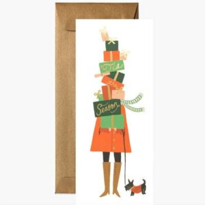 Carte de voeux Noël Seasons of Giving RIFLE PAPER CO
