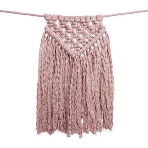Guirlande Macramé rose fané NUMERO74 www.little-home.fr décoration bohème