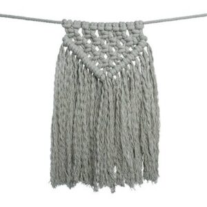 Guirlande Macramé gris clair NUMERO74 www.little-home.fr décoration bohème