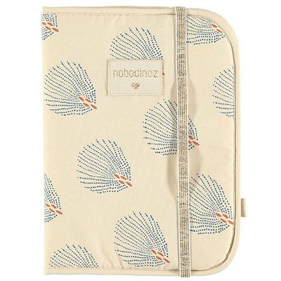Protège carnet santé Poema Gatsby Bleu crème NOBODINOZ www.little-home.fr