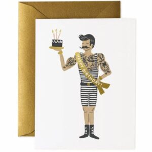 Carte de voeux Stronger Man RIFLE PAPER & CO l www.little-home.fr Carte Postale Papeterie Anna Bond USA