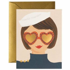 Carte de voeux - Heart Eyes RIFLE PAPER CO Anna Bond