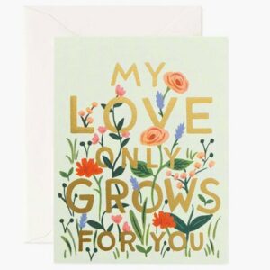 Carte message d'amour Love grows RIFLE PAPER CO www.little-home.fr