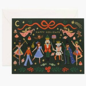 Carte de voeux Noël Nutcracker Ballet RIFLE PAPER CO www.little-home.fr