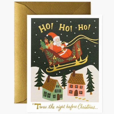Carte de voeux Christmas Delivery RIFLE PAPER CO www.little-home.fr