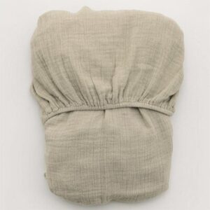 Drap housse mousseline bio Olive GARBO AND FRIENDS