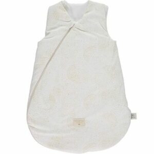 Gigoteuse turbulette sac de couchage Cocoon Bubble Bleu nuit coton Bio NOBODINOZ