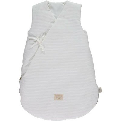 Gigoteuse turbulette sac de couchage bébé Cloud Blanc Pur en coton Bio NOBODINOZ